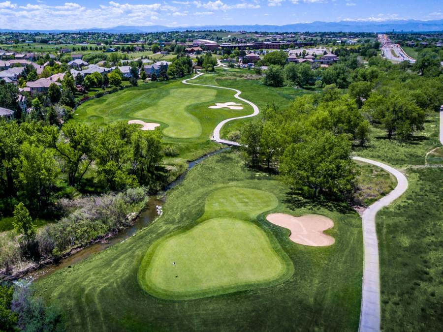 saddle rock golf course map