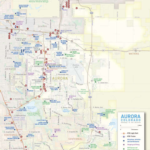 Aurora, Colorado Maps | Visit Aurora