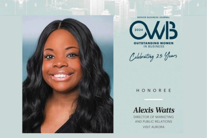 Visit Aurora Director of Marketing and Public Relations Honored as a 2024 Outstanding Women in Business by the Denver Business Journal